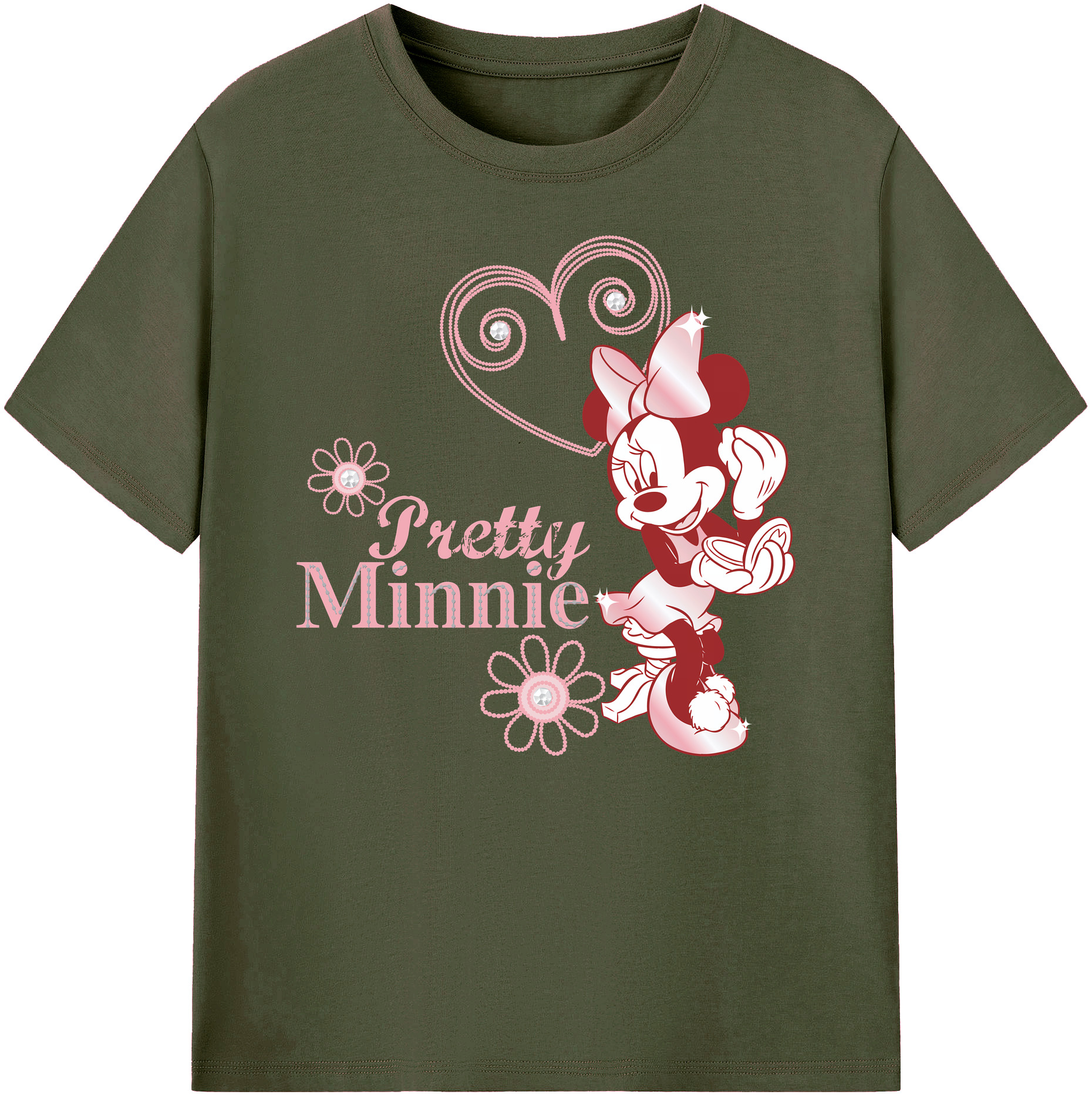 ミッキーマウス Mickey Mouse 綿100％ メンズ半袖Tシャツ｜肌触りやわらか＆通気性